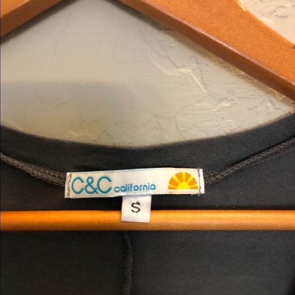 C & C California Harmony V-Neck Maxi Trapeze Dress - Picture 5 of 7